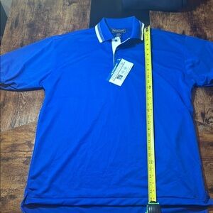 Tonix Blue Polo Shirt with White Trim